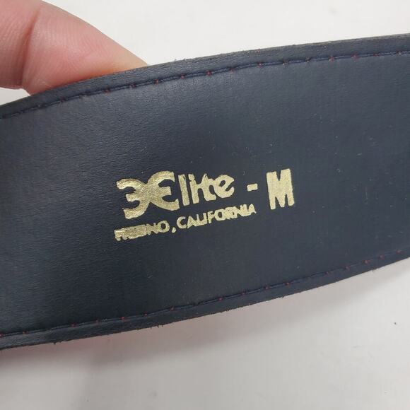 Vintage Elite Women Red Casual Gold Tone Buckle Belt Western Retro main image 8